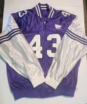 K State Wildcats Extreme Fanz Size 2XL Reversible Jacket Jersey Coat XXL